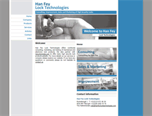 Tablet Screenshot of hanfeylocktechnologies.com